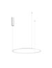 Biała lampa wisząca TOLUCA LE42783 do sypialni LED 36W 3000K ring