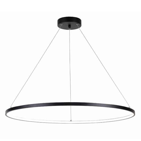 Pierścieniowa wisząca Lampa Horik PEN89424-90BK LED 40W 3000-6000K czarna