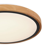 Plafon okrągły Bruno 41764-12 ekologiczny LED 12W 3000-4500-6000K drewniany