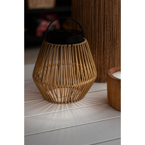 Lampa solarna boho Coppa 6933708330 IP44 LED 2,8W 4000K czarny brązowy