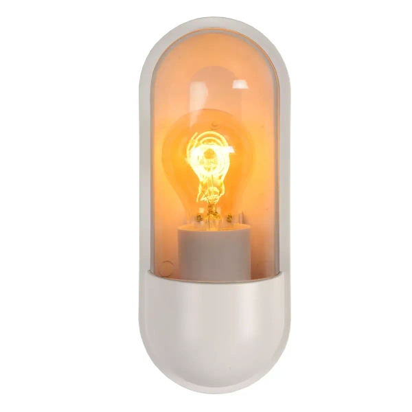 Zewnętrzny kinkiet ścienny CAPSULE 29897/01/31 Lucide IP54 ściemniana biała