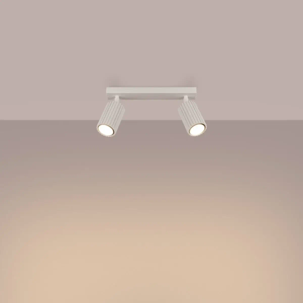 Podwójna lampa suiftowa KARBON SL.1599 tubki beżowe