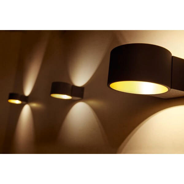 Kinkiet ścienny góra-dół LACAPO 223410132 Trio LED 4,3W 3000K czarny