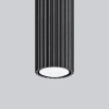 Sufitowa lampa podłużna KARBON SL.1568 tubka ryflowana czarna