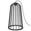 Zewnętrzna lampa stojąca no.moon 9419 druciana IP44 czarna