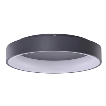 Szara lampa natynkowa Solvent LED 120W nowoczesny pilot