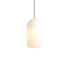 Lampa wisząca czarna biała FLASK 1xE27 podłużna industrialna 8500G1_M
