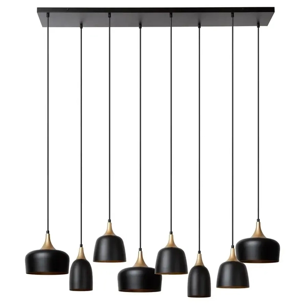 Industrialna lampa wisząca CHAYANNE 05446/08/30 nad stół czarny złoty
