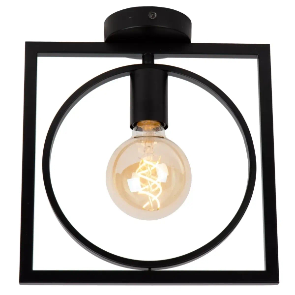 Sufitowa lampa SUUS 00127/01/30 Lucide loftowa geometryczna czarna