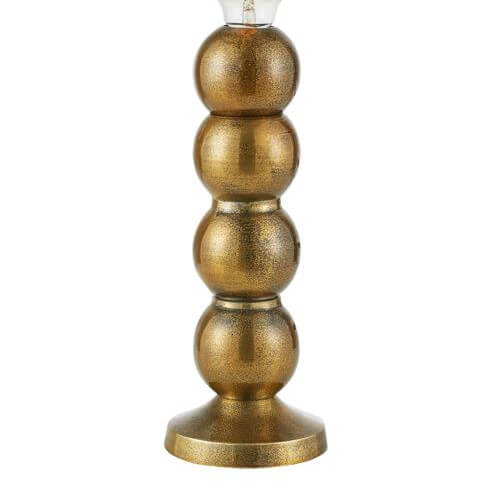 Lampa stołowa kula Gong 108780 Markslojd metal szkło złoty przezroczysty