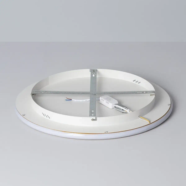 Okrągły plafon ABR-PLO-36W-60CM-CCT LED 36W regulacja barwy biały złoty