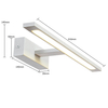 Ścienna lampa nad obraz Isla GS-LWB-12W WH CCT Light Prestige LED 12W regulacja barwy IP44 biały