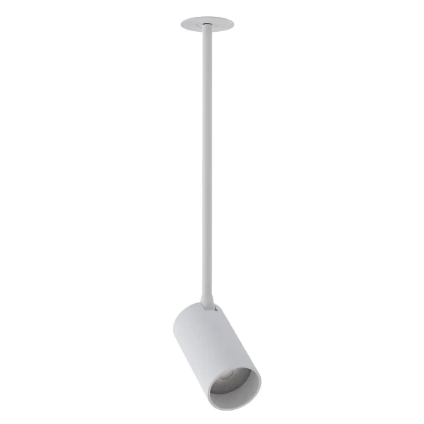 Minimalistyczna podsufitowa lampa MONO 7735 do salonu biała
