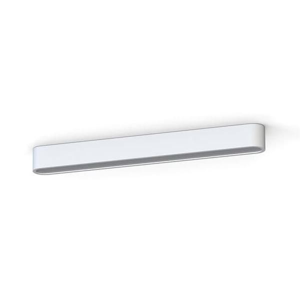 Przysufitowa lampa prostokątna Soft Ceiling 7540 Nowodvorski metalowa biała