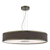 Lampa wisząca materiałowa Alvaro ALV1739 okragła brązowy