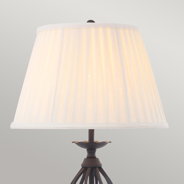 Lampka nocna Artisan ART-TL-BLACK Elstead abażurowa metalowa biała czarna