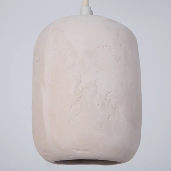 Ceramiczna wisząca lampa Olo 3 41420 kule owalne beżowe