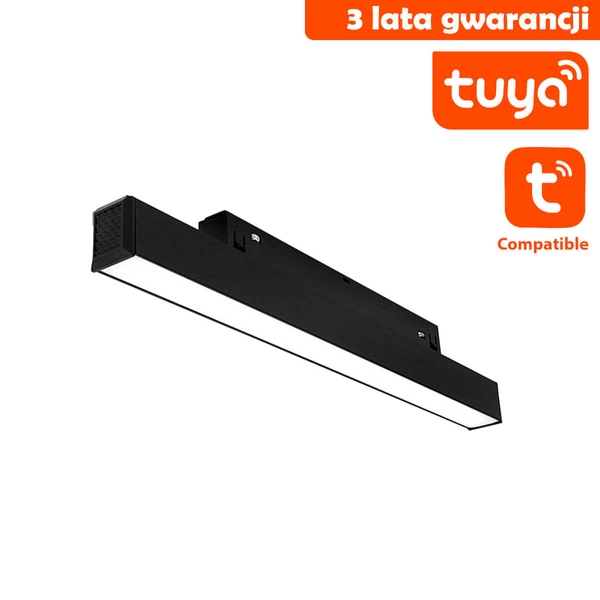 Sufitowa lampa do szyny magnetycznej 1298 LED 12W 2500-6500K czarny