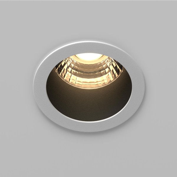 Lampa podtynkowa Minor DL089-9W3K-BW LED 9W 3000K do jadalni czarna biała