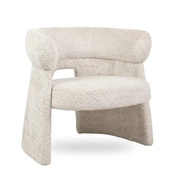 Nowoczesny fotel wypoczynkowy MADAME MM001501100359 beżowy tkanina 74cm