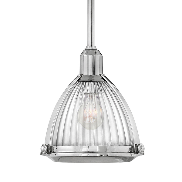 Salonowa lampa nad stół QN-ELROY-PN szklana nikiel