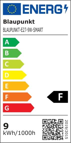 Żarówka Blaupunkt E27-9W-SMART LED 9W 3000K-6500K kolorowa