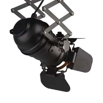 Reflektor LAMPA sufitowa CGRSCHARMONY COPEL studyjna OPRAWA na harmonijce nożycowa czarna