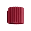 Lampa ścienna AURA SL.1821 ryflowana burgundowa G9
