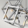 Lampa zwisowa QN-ENSEMBLE5P-PN kostka nowoczesna nikiel