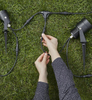 Reflektor czarny spot Garden do ogrodu LED 3W 3000K z regulacją