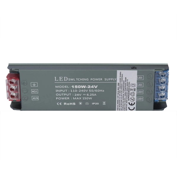 Zasilacz do taśm 1325 LED 18W 3000K metalowy czarny