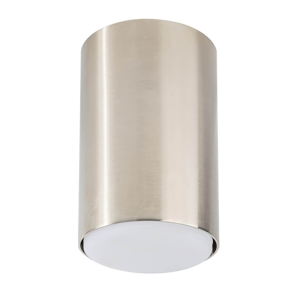 Lampa nasufitowa do sypialni Tubo 40847 Sigma tubka srebrna