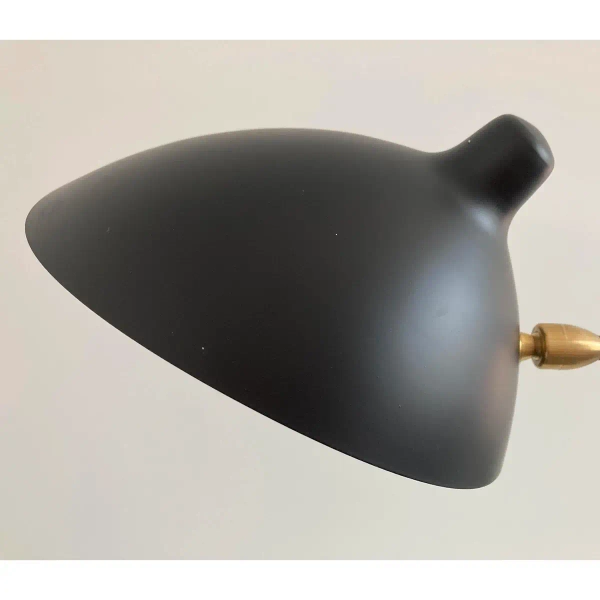 Stojąca lampa 3-punktowa Crane ST-F8703 Step do salonu czarna