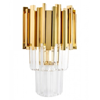 Lampa ścienna Imperial MSE1501100519 crystal złota