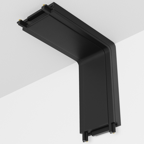 Łącznik-L do szyn magnetycznych Radity TRA084CI-11B czarny