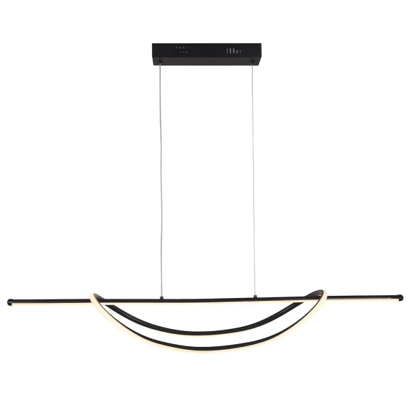 Metalowa lampa wisząca AMBAR ML1584 LED 35W 4000K czarna