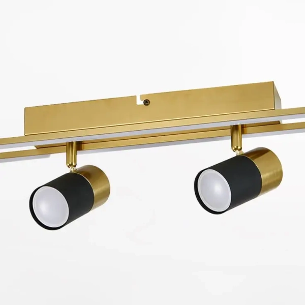 Podwójna sufitowa lampa LUMO CL231041 LED 12W 4000K do salonu złota