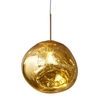 Zwis lampa GLAM MP-1239-380 gold kulka płomienna do sypialni złota