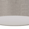 Lniana lampa sufitowa ekologiczna Rondo 6247 TK Lighting szara beżowa