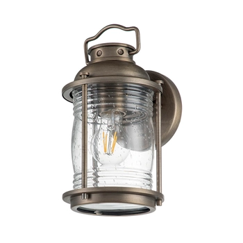 Metalowa lampa ścienna Ashland Bay KL-ASHLANDBAY2-S-BU Kichler zewnętrzna IP44 brązowa