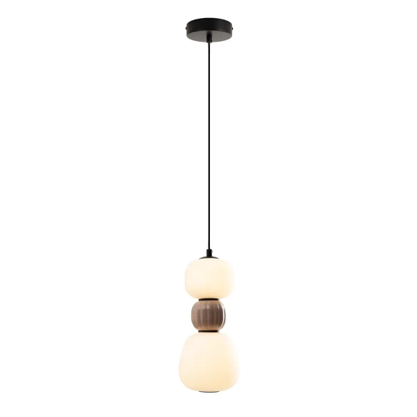 Lampa wisząca nad stół Modern P0628 LED 12W 3000K do salonu brązowy