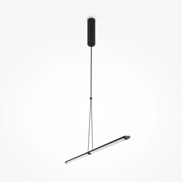 Podłużna lampa wisząca Supersymetry P096PL-L11BK1 LED 18W 4000K czarna