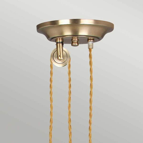 Wisząca lampa nad stół Provence PV-P-AGB Elstead metal mosiądz