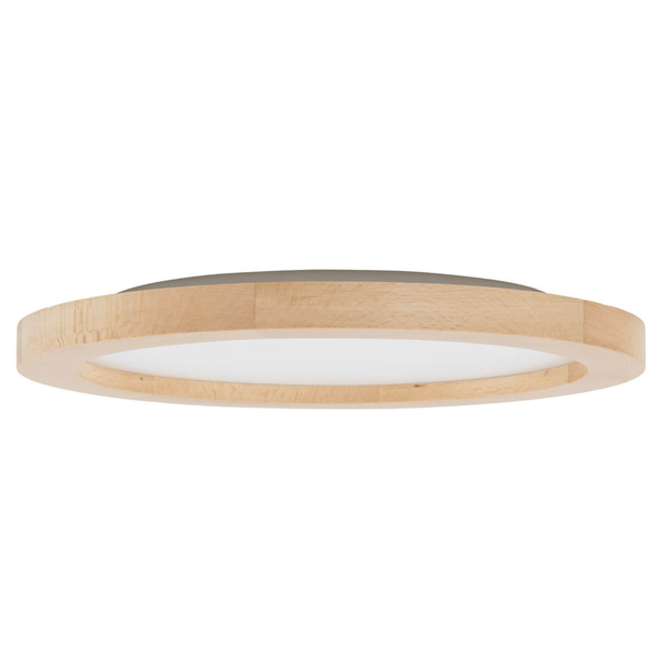 Plafon do łazienki Aqua 18004 LED 24W 3000-6500K IP54 drewniana biała