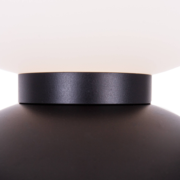 Designerska lampa podłogowa Akiko LED 25W 3000K balls czarna biała