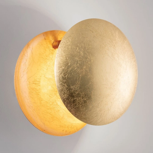 Okrągła lampa ścienna PAIJAN LE44459 LED 6W 3000K monety złota