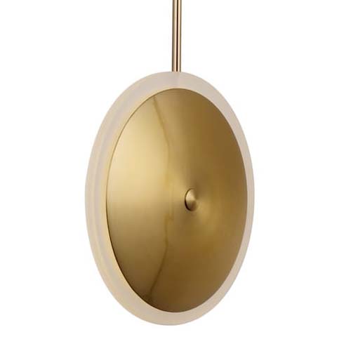 Nowoczesna lampa wisząca CGBING20 LED 5W talerz mosiądz