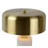 Stołowa lampka MIRASOL 34540/03/31 Lucide marmurowa biały złoty