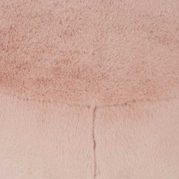 Tapicerowany fotel Low Teddy Pink HE510X-3.PECH.PINK do sypialni różowy 