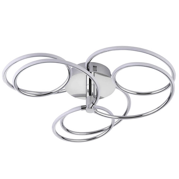 Sufitowa lampa Eterne 81886 LED 43,5W 3000K spirala chrom biały